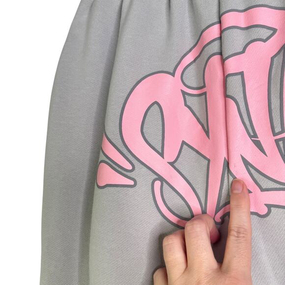 Syna World Synaworld Syna Logo Sweatpants Grey Spellout Forgive Me Gray Medium M - Picture 13 of 15